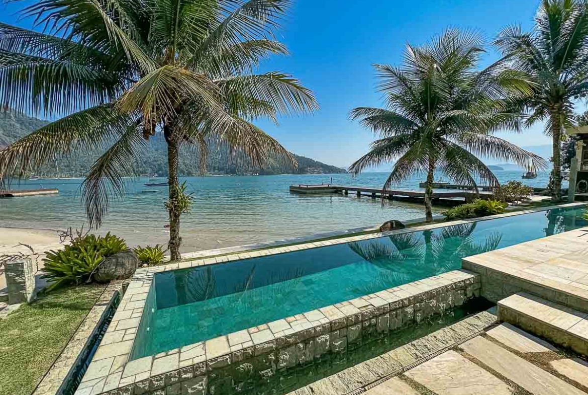 casa beira-mar Angra vista panorâmica