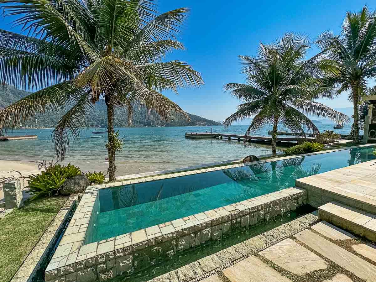 casa beira-mar Angra vista panorâmica