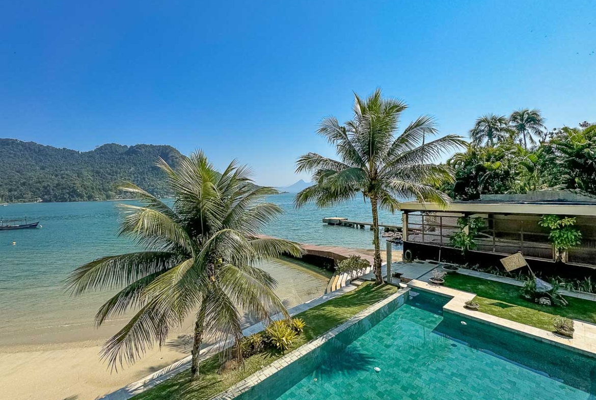 casa frente mar Angra piscina aquecida