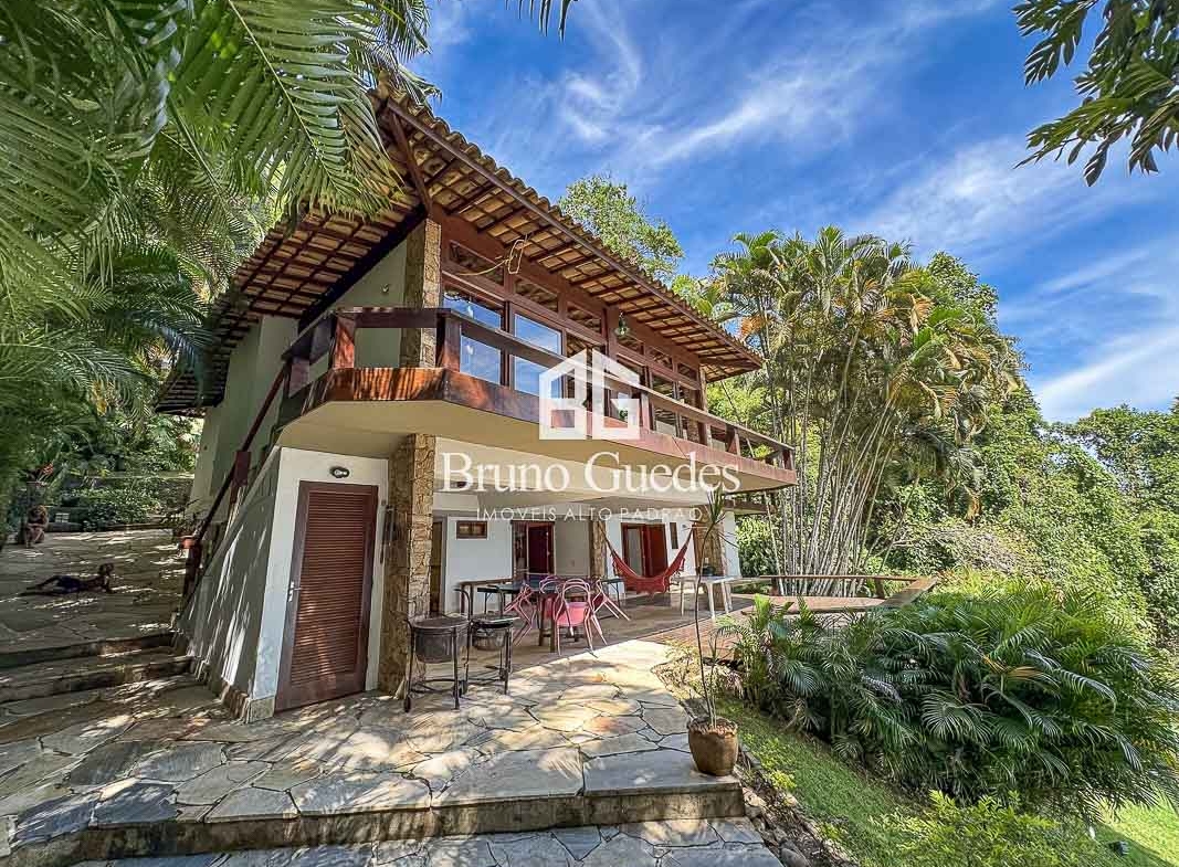 aluguel casa de praia Angra fachada em Caierinhas