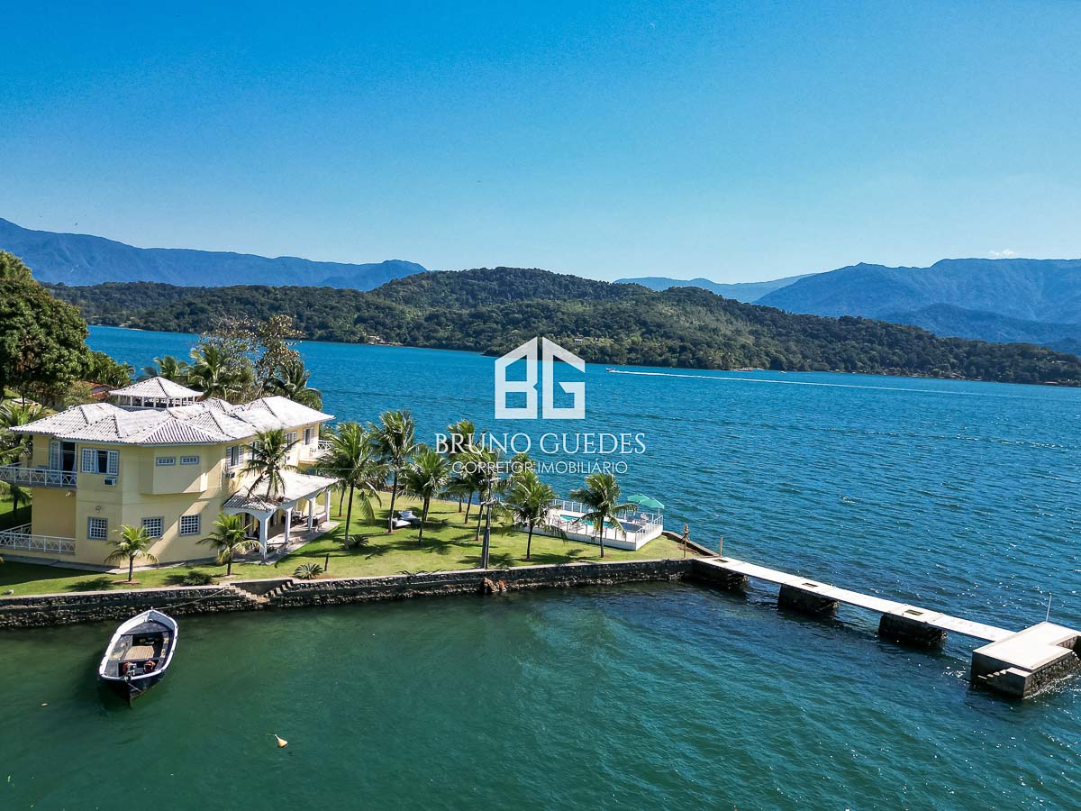 Casa de condomínio à venda na Ilha do Cavaco em Angra dos Reis – Mansão de altíssimo padrão vista mar