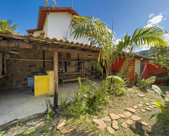 fachada Casa praia Jabaquara – 3 suítes com piscina à venda em Paraty