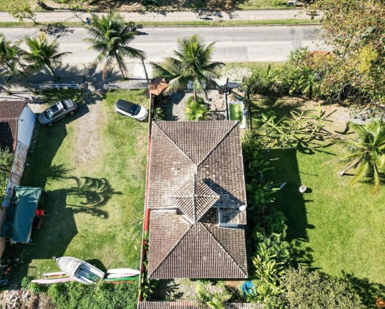 Casa praia Jabaquara – vista aerea
