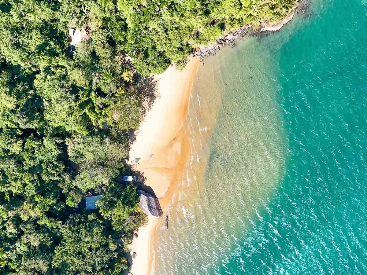 imóvel Mamanguá costa verde mar azul