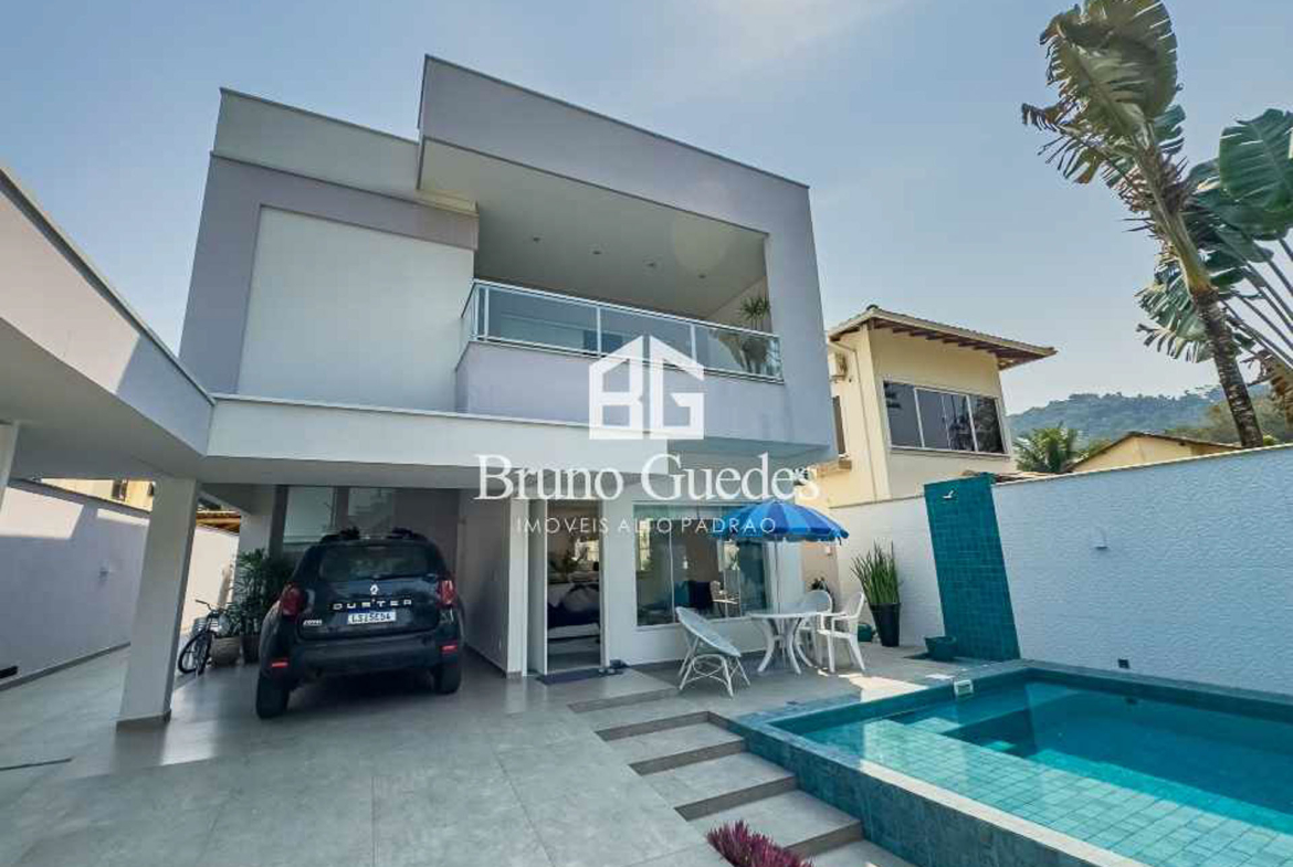 casa residencial angra piscina com 3 suítes