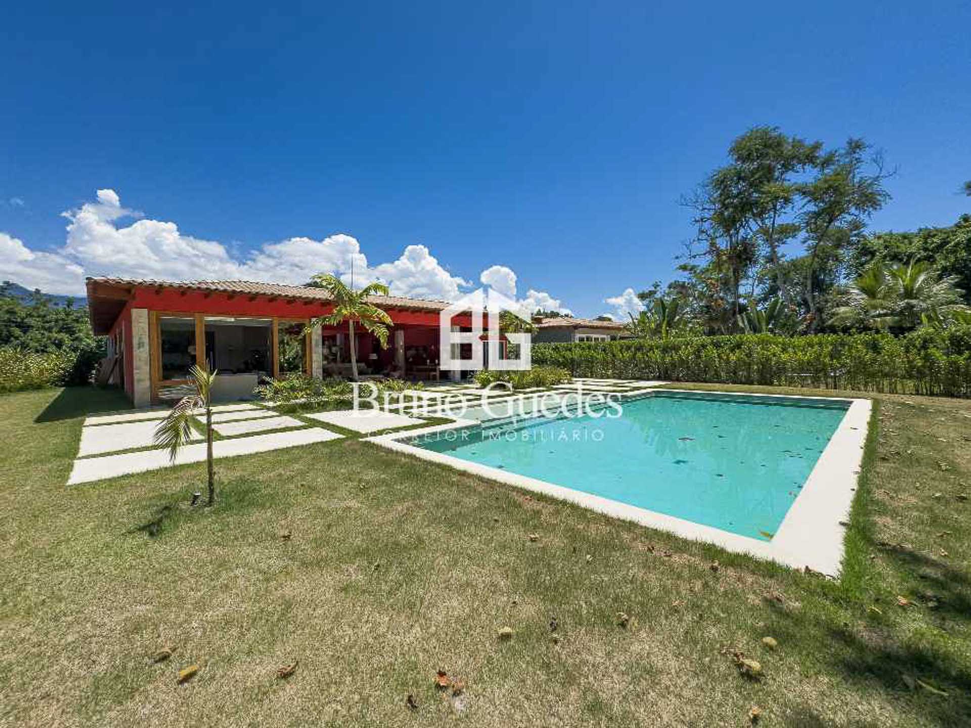 área externa casa paraty piscina