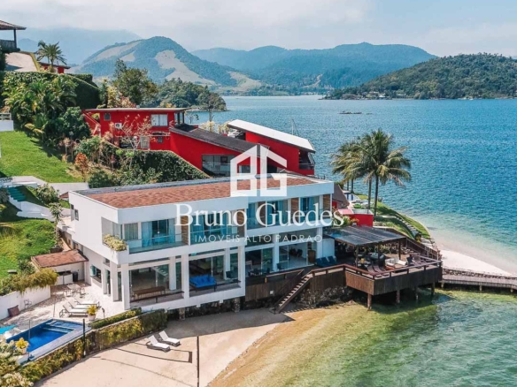 mansão luxo caierinhas angra frente mar