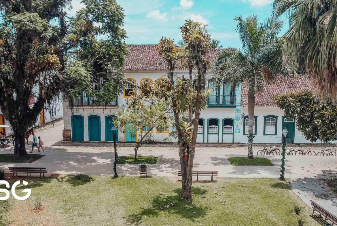 vista praça matriz paraty casa