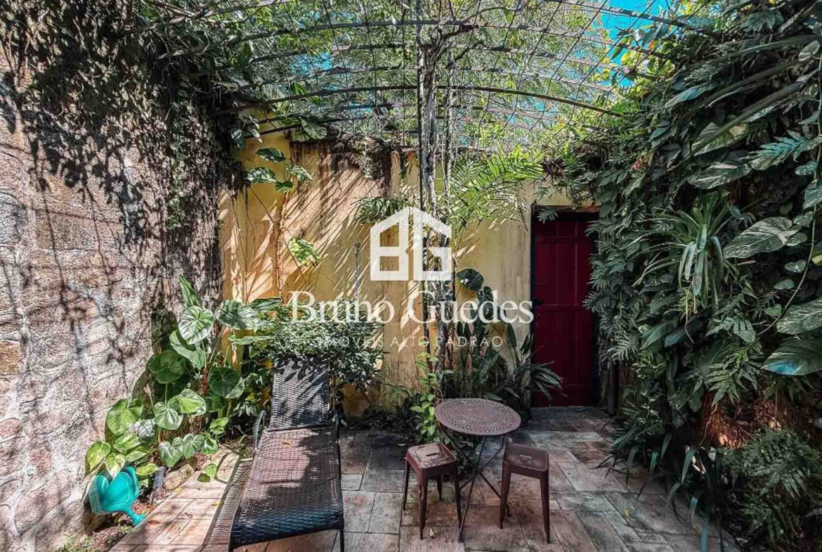 jardim integrado casa contemporânea