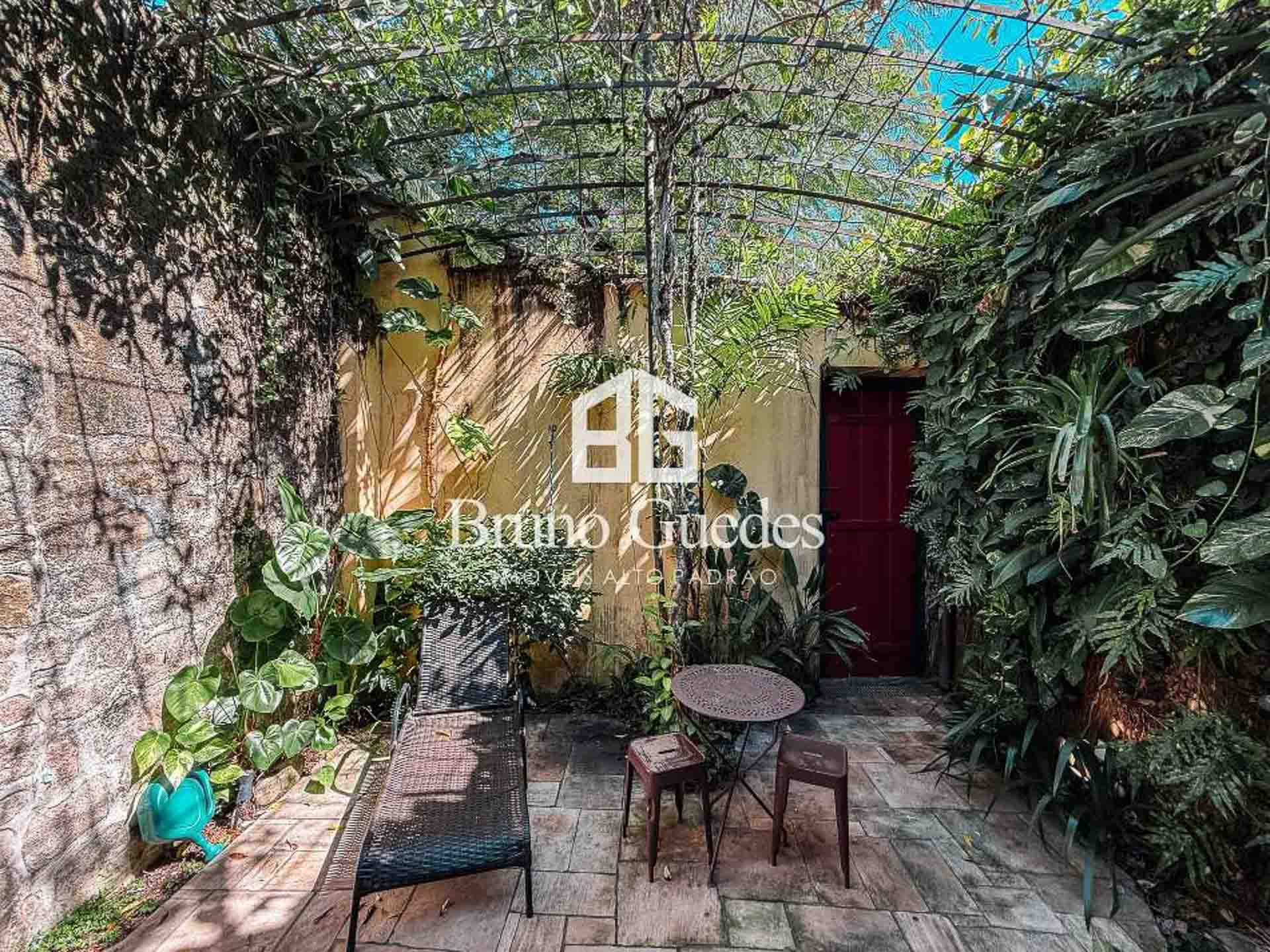 jardim integrado casa contemporânea