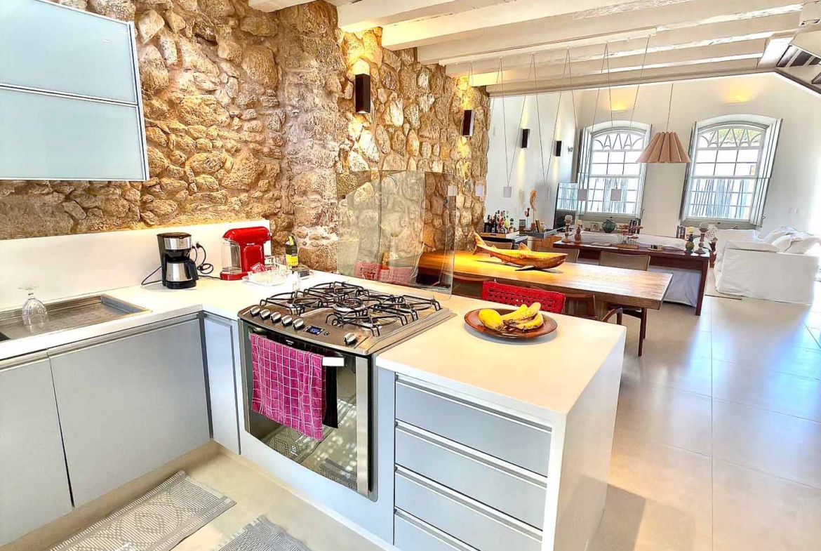 cozinha conceito aberto paraty