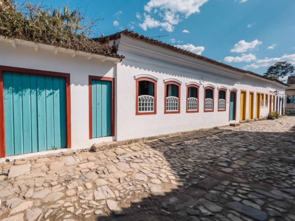 Casarão colonial no Centro Histórico de Paraty
