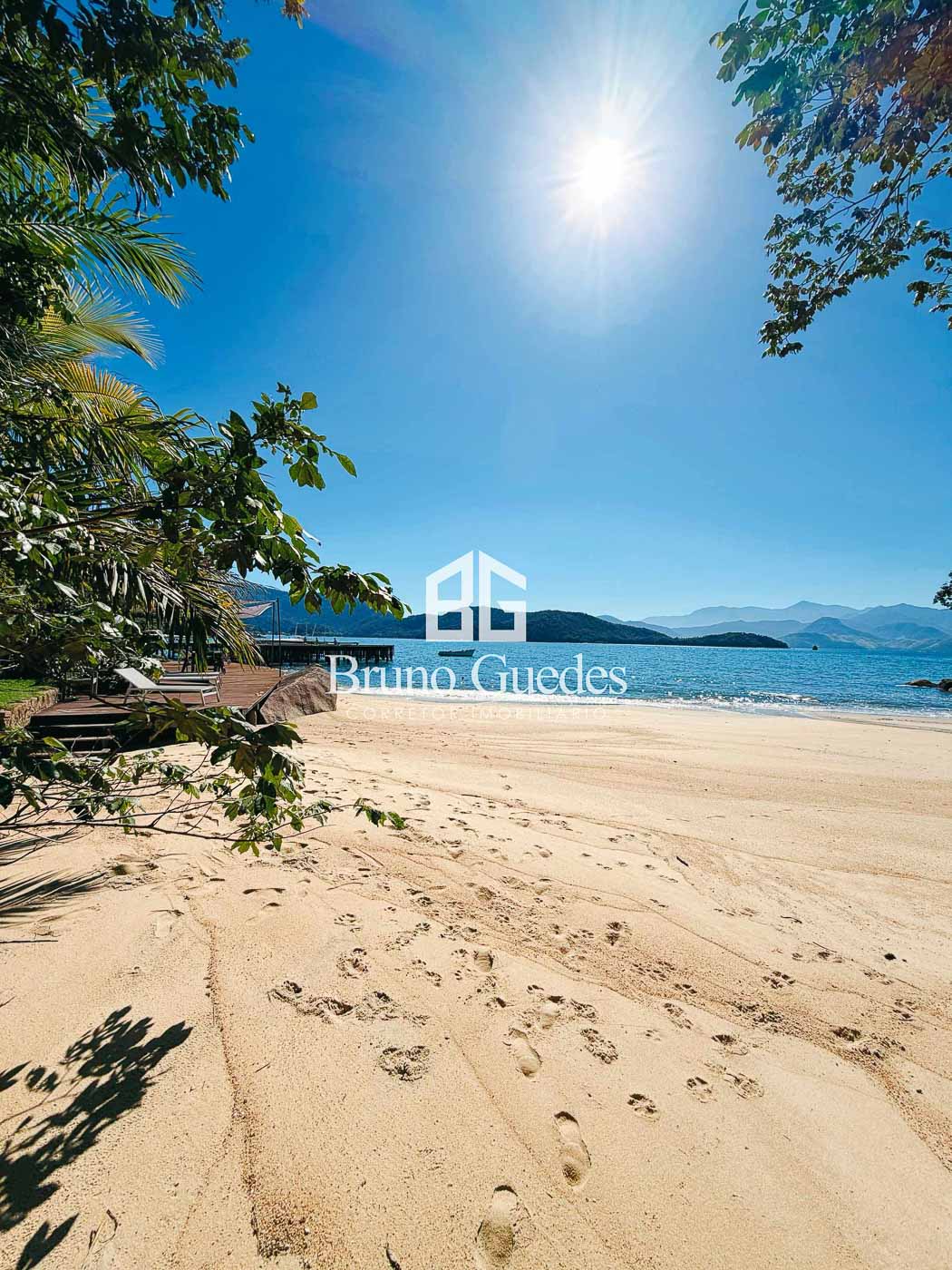 Praia privativa em propriedade para locação em Angra